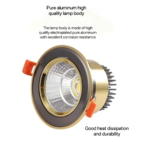 Spot LED moderne de haute qualité 10W 12W, corps en aluminium, rendu des couleurs élevé, pour hôtel et intérieur - Vente chaude