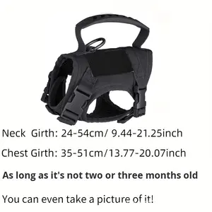 Ayarlanabilir açık taktik kedi koşum yelek tipi çekiş halat anti-ayrılıkçı Polyester köpek zinciri katı desen küçük köpek tasma - Product Image 2