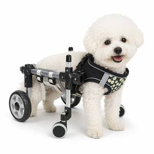 <span class=keywords><strong>Chariot</strong></span> pliable et réglable <span class=keywords><strong>pour</strong></span> animaux de compagnie EUR VET à 2 roues / Fauteuil roulant <span class=keywords><strong>pour</strong></span> chiens à pattes arrière - Écologique, capacité 20 kg, <span class=keywords><strong>pour</strong></span> chiens à pattes arrière handicapées - Product Image 2