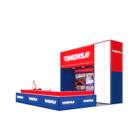 Stand d'exposition modulaire en aluminium SEG rétroéclairé 20x20 pour salon professionnel