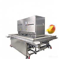 Mango Schilmachine 1000-1300kg/uur 8-station automatische mango schiller fruit & groente schilmachine
