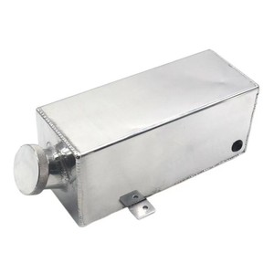 Aluminum Alloy Auxiliary Water Tank 2L For Car Cleaning And Repair Tools <b>Silver</b> Color With Cap And Mounting <b>Bracket</b> - Product Image 3
