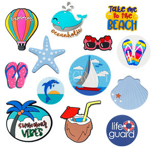 Nouvelles décorations de chaussures en forme d'étoile de mer, fleurs en PVC souple, gouttes d'eau, dessins animés, accessoires universels pour chaussures de jardin et sacs. - Product Image 5