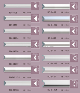 Phong cách Châu Âu LED Chạm khắc Trần góc đúc tường Polyurethane trang trí <span class=keywords><strong>cornish</strong></span> đúc cho khách sạn - Product Image 5