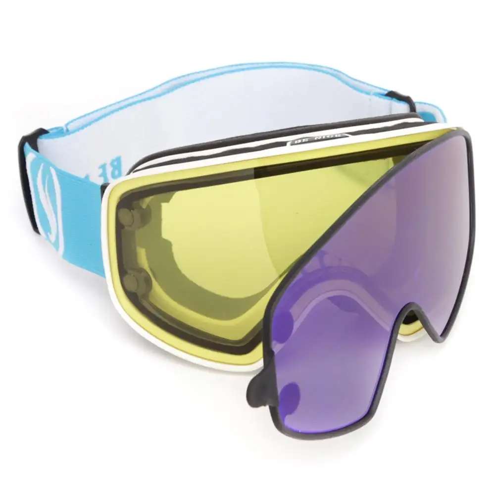 Yeni kayak gözlükleri kar Snowboard gözlüğü koruma manyetik değiştirilebilir Lens kayak gözlük erkekler kadınlar için
