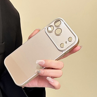 Coques de téléphone en verre de couleur bonbon pour iPhone 17 Pro Max 16 15 14 13 12, coque de protection en verre antichoc colorée 17Air
