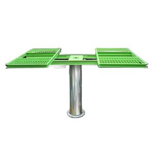 Lève-voiture à colonne unique Sato SL-60, 6T, hydraulique pneumatique, conception cachée, hauteur de levage maximale de 1740 mm pour l'entretien de la beauté - Product Image 1