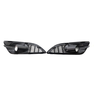 Ford Fiesta Fog Light Bezels D2BZ15266CB Black <b>ABS</b> Clip On 2013-2016 - Product Image 2