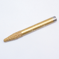 Fraise à graver diamantée brasée A9-6**3*20*60, fraise à pierre, graveur, outil de coupe pour marbre et granit, lames de couteau à sculpter