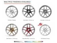 Nouvelles jantes forgées deux pièces de 18 à 26 pouces, 25 mm, finition polie miroir, large bord, 5x112 5x120, adaptées au tuning des voitures particulières