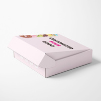 Boîtes à beignets imprimées de haute qualité emballage en carton pliable personnalisé boîte à pâtisserie de boulangerie avec impression CMJN pour les cadeaux alimentaires
