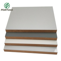 Tablero de MDF Laminado con Melamina Blanco Cálido/Frío de 12mm, 15mm y 18mm