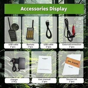 Haut-parleur électronique de chasse CSSIWE CSW-850MIX MIX Play 3000 mAh pour appels d'oiseaux et de cailles, vente en gros d'usine - Product Image 6