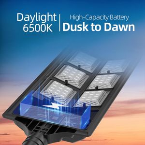 Energy Saving IP65 Solar <b>LED</b> Flood <b>Light</b> with ABS Plastic LiFePO4 Battery & Intelligent PIR <b>Motion</b> <b>Sensor</b> for Road Outdoor Use - Product Image 4