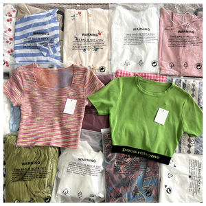 Camisetas cortas de verano para mujer al por mayor de fábrica, fabricante directo, colección de ropa picante al por mayor, entrega aleatoria - Product Image 5
