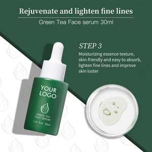 โลโก้ที่กำหนดเองชาเขียวผลิตภัณฑ์ดูแลผิวธรรมชาติต่อต้านริ้วรอยผลิตภัณฑ์ดูแลผิวฉลากส่วนตัวของขวัญไวท์เทนนิ่งครีมดูแลผิวชุด - Product Image 5