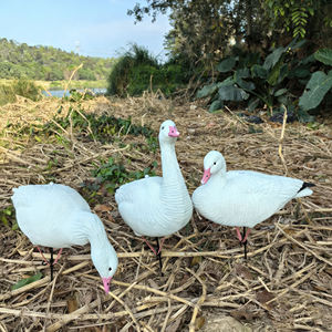 Décoys de canard des neiges modernes en plastique pour l'extérieur - Appât de chasse réaliste pour la chasse aux oiseaux aquatiques - Product Image 3