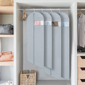<span class=keywords><strong>Housse</strong></span> <span class=keywords><strong>de</strong></span> vêtement anti-poussière en tissu non tissé blanc <span class=keywords><strong>de</strong></span> haute qualité pour suspendre les vêtements - Product Image 2