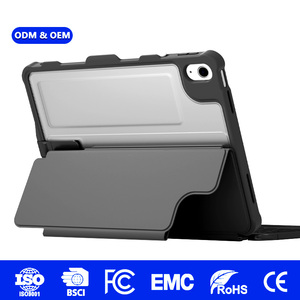 เคสคีย์บอร์ดแบบเชื่อมต่อโดยตรงผ่านพอร์ต USB-C สำหรับ iPad A16 รุ่น ODM OEM พร้อมแทร็คแพดแบบมัลติทัช ป้องกันแรงกระแทกและกันตก สำหรับขายส่งจำนวนมาก - Product Image 3