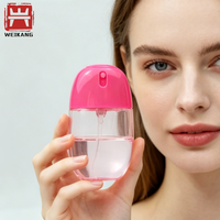 Flacone Spray Tascabile in Plastica a Forma di Uovo da 50ml, Bottiglia per Profumo da Viaggio