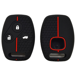 Housse de <span class=keywords><strong>clé</strong></span> de <span class=keywords><strong>voiture</strong></span> en silicone CRH à 2 boutons pour Accord Civic CR-V Jazz FRV (2008) - Fabriqué en Chine - Product Image 4