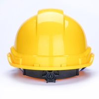 Casco de seguridad de servicio integral Casco DE SEGURIDAD DE CONSTRUCCIÓN DE HDPE con respiración única Diseño libre Cómodo de usar en días calurosos