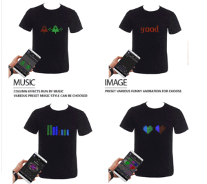 Panel LED activado por sonido inalámbrico, módulo con Sensor para camisetas - Product Image 3