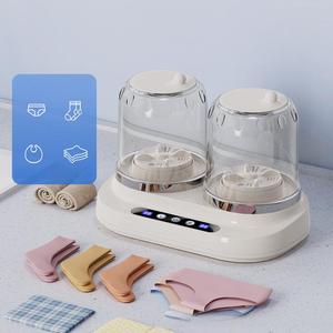 <span class=keywords><strong>Lavadora</strong></span> Portátil Mini de 2L Recargable por USB para Ropa Interior con Esterilización con Luz Azul - Product Image 1