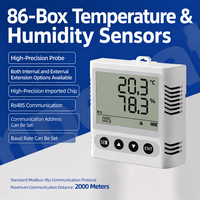 Capteur de température et d'humidité RS485, surveillance à distance mobile, thermomètre-hygromètre, transmetteur de données industriel haute précision