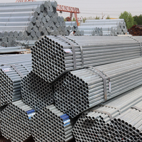 Longueur de taille personnalisée laminée à chaud ASTM A36 S275 S235 G30 G60 G90 tube de tuyau en acier galvanisé enduit de zinc pour cadre de serre