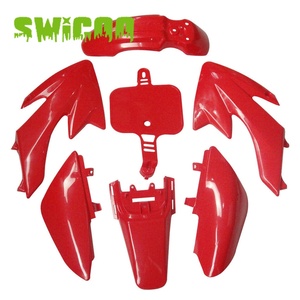 Carenado de plástico rojo duradero para <span class=keywords><strong>Honda</strong></span> <span class=keywords><strong>CRF</strong></span> XR 50 CRF50 <span class=keywords><strong>125</strong></span> SSR SDG 107 <span class=keywords><strong>Pit</strong></span> <span class=keywords><strong>Bike</strong></span> Fender - Product Image 2