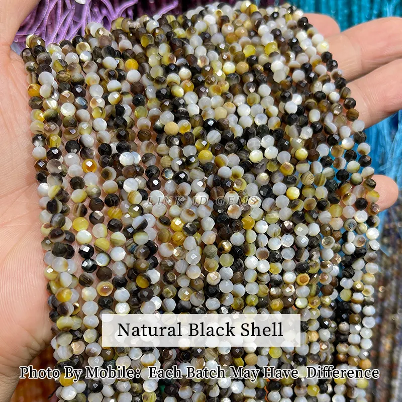 Vente en gros de 2 3 4mm pierres précieuses minuscules à facettes naturelles perles en vrac Agates cristal pour la fabrication de bijoux perles bracelet à bricoler soi-même collier