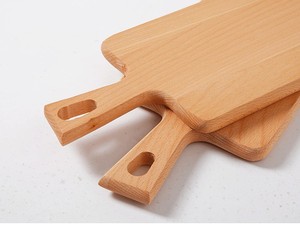Ensemble de planche zèbre d'acacia en hêtre biologique personnalisée en usine bloc à découper de cuisine planche à découper en bois avec rainure de jus - Product Image 5