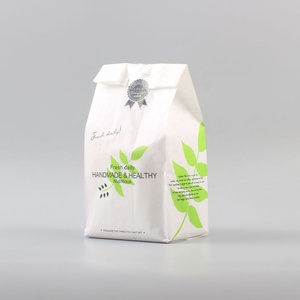 Factory Wholesale Food Grade <b>Bread</b> Baking Kraft Paper <b>Bag</b> with Window for Baking Sugar and Noodles - Product Image 2