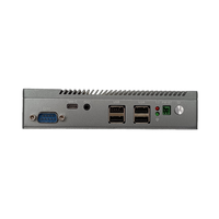 Mini PC industriel sans ventilateur Intel J6412 4+128G avec interface DP Type-C, Boîtier NUC DDR4 pour la vente en gros