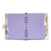 Classeurs A5 en plastique PP avec 6 intercalaires à onglets, couleur Morandi, personnalisables en couleur et logo, pour agenda Filofax