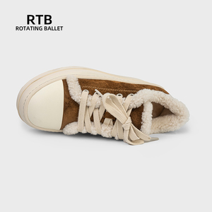 Botas de nieve antideslizantes de tela de terciopelo con suela de goma, gruesas botas impermeables de invierno a prueba de frío y cálidas para exteriores - Product Image 5