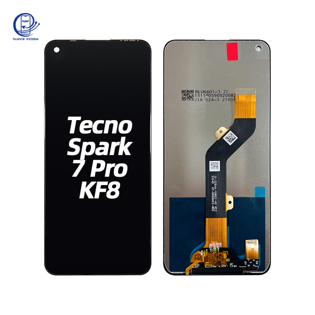 Wholesale Price Mobile Phone LCDs Screen for Tecno Cell Phone LCD Touch Display Screen for Tecno Spark 7 Pro KF8