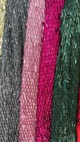 Tissu à paillettes pour robe de soirée haute couture dernier modèle