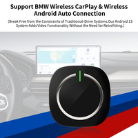 Wooboobox Carplay AI Box Adaptateur Sans Fil Android Auto 13 8g 128g 8 gb Car Play Converter Pour BMW NB F16 F10 F11 F32 F34 F46