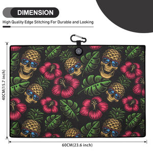 Serviette de golf personnalisée de haute qualité avec clip magnétique - Product Image 2