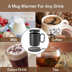 2025 Popular Products Wireless Heating <strong>Mug</strong> Temperature Control Smart Coffee <strong>Mug</strong> 55 Degree Cup <strong>Warmer</strong> Wireless Charger for Gift - Product Image 6