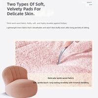 Fauteuil Poire Moderne Minimaliste en Velours, Siège Unique, Chaise Longue, Assise au Sol en Mousse EPS pour Lecture et Détente