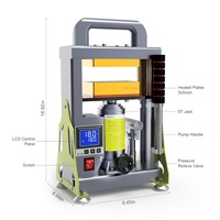 Pressa Idraulica Manuale Jeyon Laser da 5 Tonnellate con Doppia Piastra Riscaldante da 600W, Stampante per Etichette in Resina, Disponibile in Stock UE