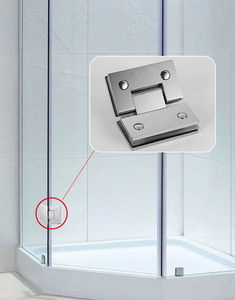 Bisagras de <span class=keywords><strong>ducha</strong></span> Pantalla de baño Bisagra de pivote de puerta de vidrio Pared a vidrio - Product Image 5