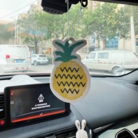 Nouveaux désodorisants de voiture au design personnalisé avec votre logo – Parfum en papier rafraîchissant, diffuseur d'arômes suspendu, purificateur d'air, cadeau promotionnel