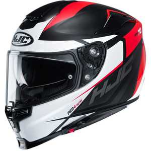 Casco Integrale Hjc Rpha 70 Bianco Nero Rosso in Fibra Composita per Moto Taglia M - Product Image 1