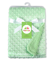 Vente en gros bonne qualité couverture en mousse pour bébé nouveau-né couvertures d'emmaillotage fantaisie solide Double couche couverture pour bébé