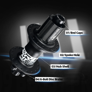 <span class=keywords><strong>Moyeu</strong></span> arrière VTT haute précision MT-009F/R PRO 32H en alliage d'aluminium Boost 148mm, <span class=keywords><strong>moyeu</strong></span> à cliquet <span class=keywords><strong>DT</strong></span> 80T, compatible MS/XD 12S, pour frein à disque - Product Image 2
