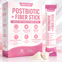 Complément alimentaire quotidien pour la santé intestinale, poudre postbiotique pour adultes, bien-être du microbiome, soutien digestif, sachet individuel, marque privée